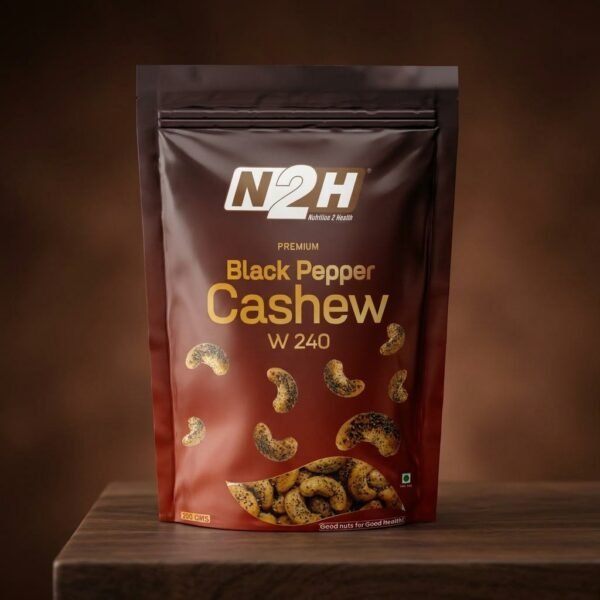 Black Pepper Cashew W240 200gms
