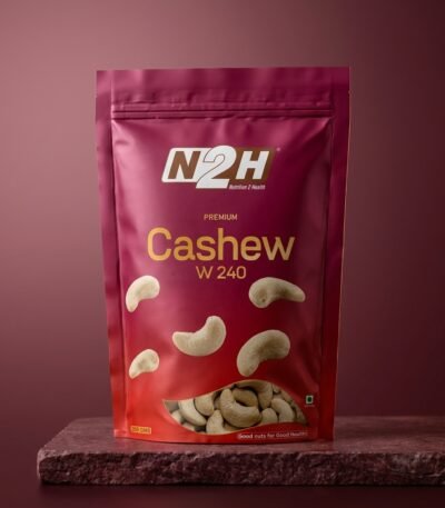 Cashew Gold W240 large whole cashew kernels 200g pack