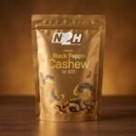 Black pepper cashew W320 200g – flavoured kaju online India – N2H