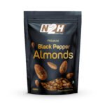 BLACK PEPPER ALMONDS 200gms