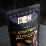 Black Pepper Almonds 200gms - Image 4