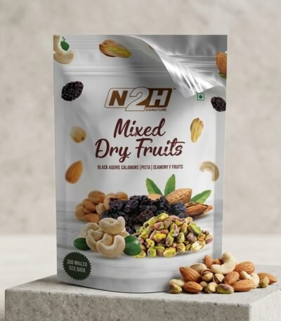 Mixed dry fruits 200g pack with premium nuts and dried fruits