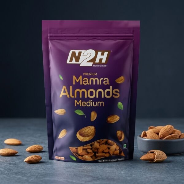 Mamra Almond Medium whole natural badam 200g pack