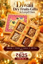 Diwali Dry Fruits Gift 200gms - Code No3 - Image 2