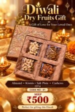 Diwali Dry Fruits Gift 160gms - Code No1 - Image 2